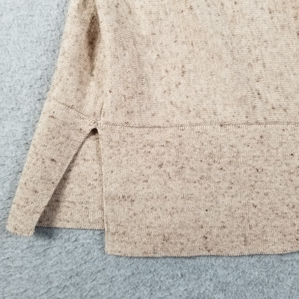 Banana Republic Sweater Women's S‎ Small Beige Speckled Knit Crewneck Pullover - Picture 4 of 15